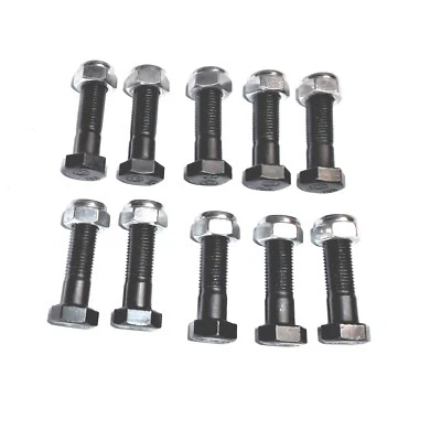 10 x Schraube / Mutter, M8x1x30,10.9, für Fräsmesser/Hackmesser Agria, u. andere - Bild 1 von 3