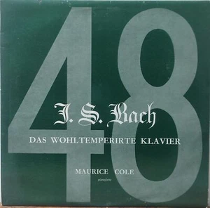 J.S. Bach, Das Wohltemperirte Klavier, Maurice Cole Vol.3 12” Vinyl LP Record - Picture 1 of 4