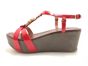 Mac Collection Damen Sandale Sandaletten Pantolette Rot Gr. 39 (UK 6) - Bild 1 von 5