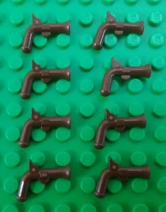 *NEW* Lego Brown Muskets Pistol 2562 Guns for Pirate Minifigs Figs - 8 pcs - Picture 1 of 2