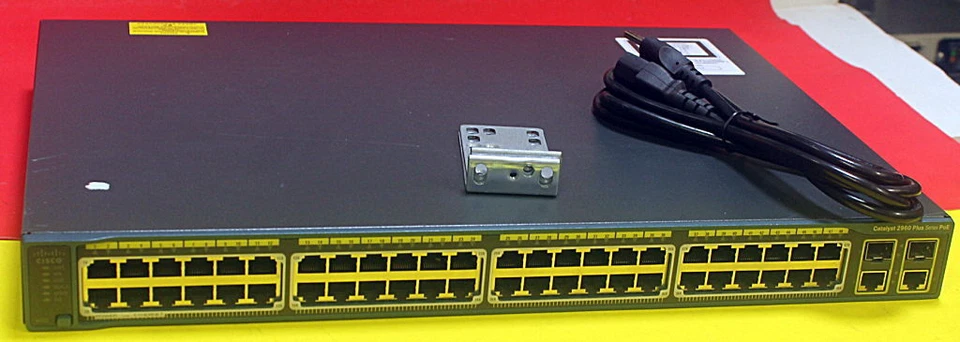 WS-C2960+48PST-L - Cisco Catalyst 2960 Plus 48 10/100 PoE 2 1000BT SFP LAN Base - Image 1 of 1