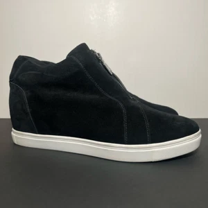 Womens BLONDO Glenda Black Suede Waterproof Zip Up Boots / Size 11 Medium - Picture 1 of 8