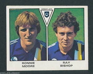 Cardiff City - Ronnie Moore & Ray Bishop * Panini's Football 80 - 415 complete - Picture 1 of 1