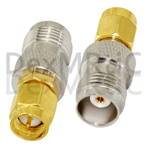1pc SMA male to TNC female RF coax connector adapter straight NEW for wifi work - Picture 1 of 7