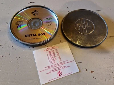Public Image Ltd PIL Metal Box (1990) CD First Edition Ex Condition Lydon Pistol - Bild 1 von 3