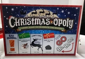Christmas Opoly A Merry Game to Celebrate the Season Late for the Sky Custom NIB - Picture 1 of 5