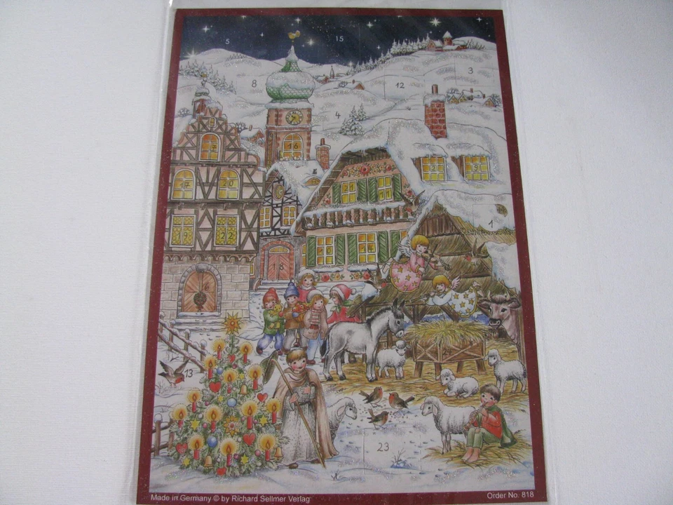 Nostalgischer Adventskalender Weihnachten in den Bergen Sellmer Verlag