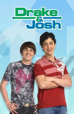 RICH HILL PRODUCTIONS AA1125 Drake & Josh Show By Dan Schneider 2004 Blue Movie Poster 11x17
