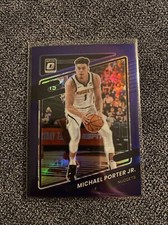 2021-22 Panini Donruss Optic Michael Porter Jr #7 Purple Prizm