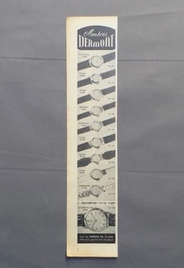 PUB WERBUNG ALTE ADVERT CLIPPING 150517 / UHR DERMONT CHRONOMETER ULYSS - Bild 1 von 1