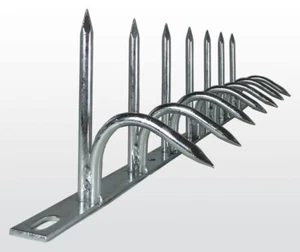 Anti Climb Fence Security Spikes Steel Guard Topper Intruder Repellent Japan - Picture 1 of 8