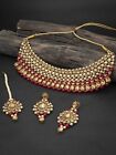 Gold Plated Choker Necklace Set For Women Kundan Jewelry Set