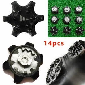 14 Stck. Golfschuh Spikes Ersatz Champ Schraube Stollensystem Nieten schnelle Drehung - Bild 1 von 1