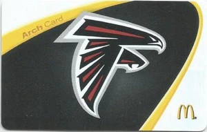2012 McDonald's gift card U.S.A. " NFL - Atlanta Falcons " RARE - Picture 1 of 2