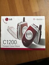LG C1200 T-Mobile Czerwony RZADKI Kolektory telefonów komórkowych z klapką