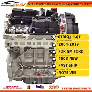 Long Block Engine Assembly For 01-19 GM FORD Escape Focus Kuga GTDIQ2 1.6T 1.5T - Picture 1 of 7