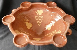 Coupe à punch / sangria – Terre cuite artisanale –Ref 1452 –esprit méditerranéen - Imagen 1 de 6