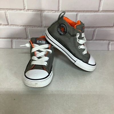Tenis CONVERSE ALL STAR 756879F Chuck Taylors Gre/Ora Infantil Talla US 7 EUR 23 Foto 1 de 4