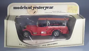Matchbox Yesteryear Y-6 1920 Rolls Royce Fire Truck in Damaged Box - Picture 1 of 4