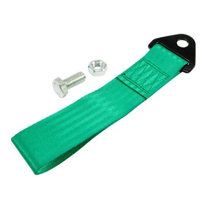 Abschleppschlaufe Grün Tow Strap Motorsport Abschlepphaken Hook Rallye Racing - Bild 1 von 4