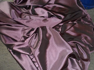 1; MTR AUBERGINE TAFFETA 58; INCHES WIDE - Picture 1 of 3