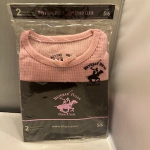 Girls Thermal Underwear Set Size 5/6 Pink 2-Piece - Picture 1 of 14