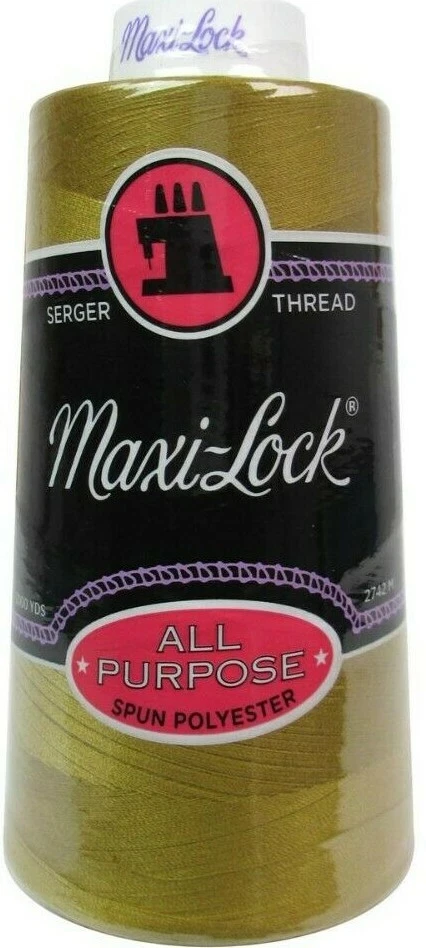 Maxi-Lock ~ Serger Thread - Brass, 3000 yd - Image 1 of 1