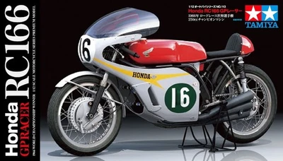Tamiya 1/12 Motorcycle Series No.113 Honda RC166 GP Racer Plastic Model 14113 - Image 1 of 4