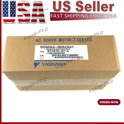 US FREE TAX 1PC  Yaskawa AC Servo Motor SGMAS-08A2A41 - Image 1 of 4