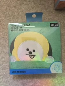 MINISO BT21 CHIMMY grünes Haartrockner Handtuch Mütze Kopftuch Bad Turban - Bild 1 von 1