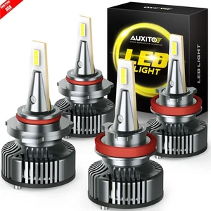 Kit de 4 bombillas faros LED AUXITO 9005 H11 haz alto bajo 6500K blanco 320000LM - Imagen 1 de 17