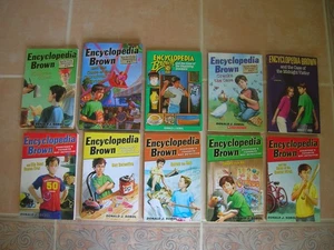 10 ENZYKLOPÄDIE BRAUN Kinder Mystery Kapitel Bücher Lot Donald J. Sobol RL4 - Bild 1 von 13