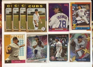 Lote de 10 tarjetas de béisbol Shota Imanaga - Chicago Cubs - Novatos e insertos - Imagen 1 de 1
