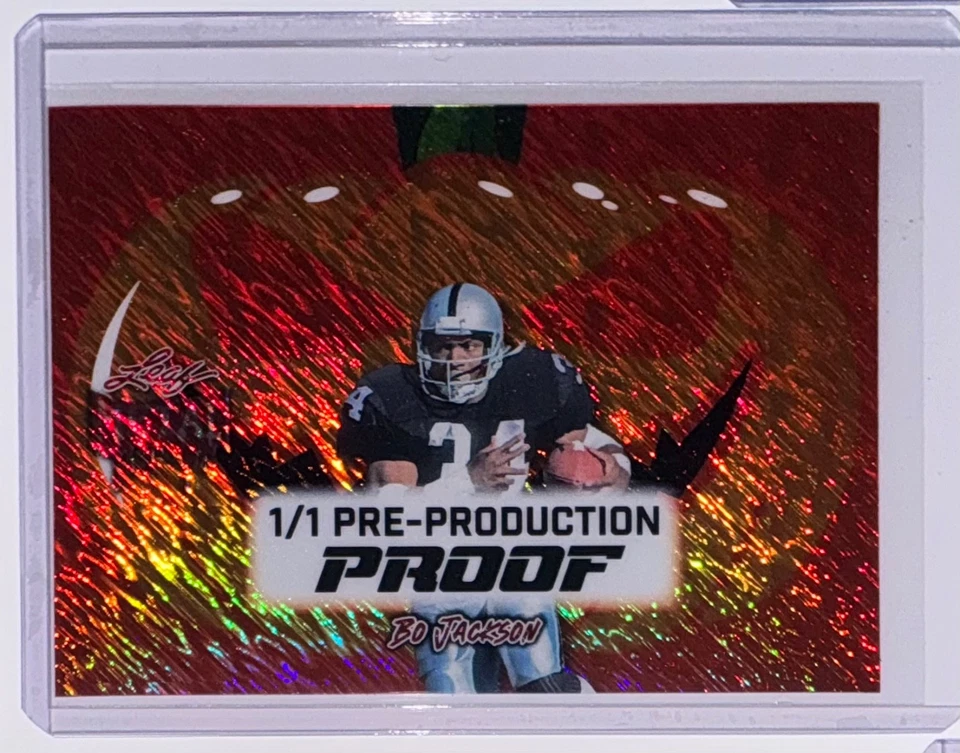 2025 Leaf 金属万圣节 Bo Jackson 珠光预生产精制 1/1 — 第 1/1 张图片