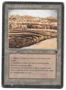 ►Magic-Style◄ MTG - Strip Mine - French Renaissance FBB - Played/Poor - Picture 1 of 1