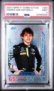 PSA 9 Topps Turbo Attax 2024 Stars of Tomorrow Silver Andrea Kimi Antonelli #269 - Bild 1 von 2