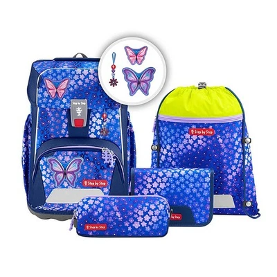 Schulranzen Jungen Step by Step GIANT Butterfly Maja 5-teiliges Set Schultasche - Bild 1 von 4