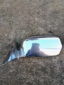 Bmw E24 Side View Power Mirror Chrome 633csi 636csi 630cs Left Driver Side - Picture 1 of 5