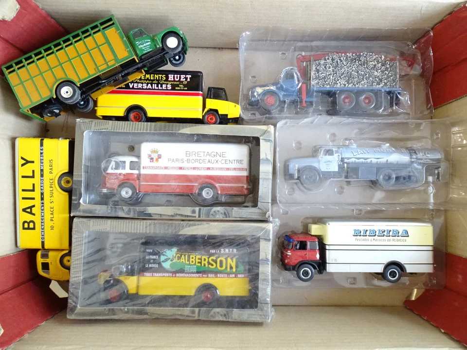 Ixo Camion D'Altro Tempo 1/43 - Lotto Di 8 Modelli - Immagine 1 di 1