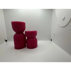 Set of 2 candles by Ashley  - Picture 1 of 4