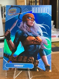 2023-24 Upper Deck DC Annual BLUE FOIL #45 RAVAGER - Bild 1 von 6