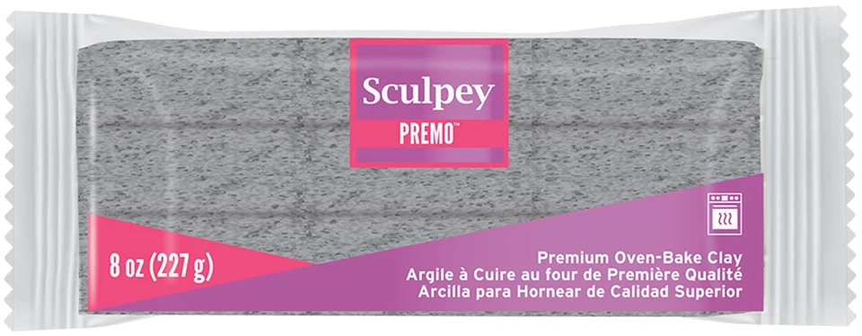 Arcilla polimérica Sculpey Premo 8 oz-granito gris Foto 1 de 1