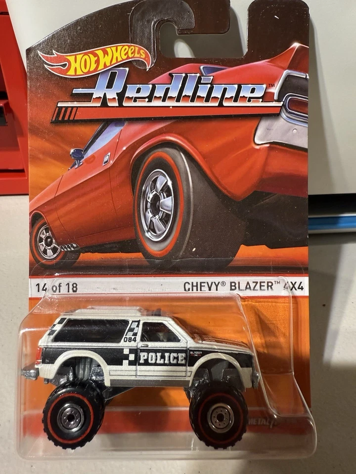 HOT WHEELS REDLINES CHEVY BLAZER 4X4 POLICE 14/18 - Image 1 of 1