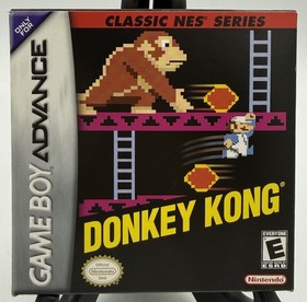 Classic NES Series Donkey Kong GBA Authentic Complete Free Shipping