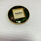 Jay Strongwater Neiman Marcus Green Enamel Picture Frame Brooch Pin