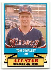 1988 CMC Triple A All-Stars Tom O'Malley Minor League Oklahoma City 89ers #4