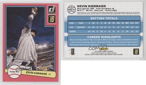 2016 Panini Donruss 1982 Design Pink Border Kevin Kiermaier #D82-31