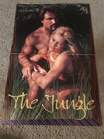 Vintage 1996 SABLE & MARC MERO WWF Wrestling Centerfold Poster 1990s RENA MERO Cover