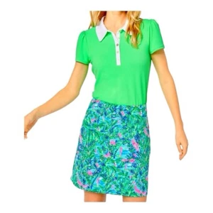 Lilly Pulitzer Monica Skort Par Fection Golf Blue Horizon Sz 10 Luxletic - Picture 1 of 9