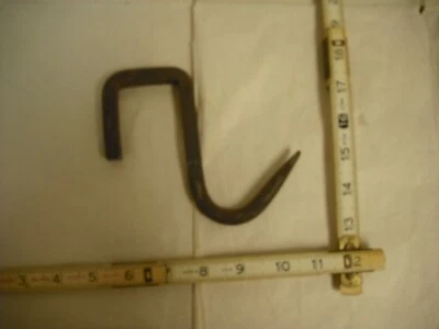 Vintage 1/2" Steel Over the Door Forged Hook - Image 1 of 4